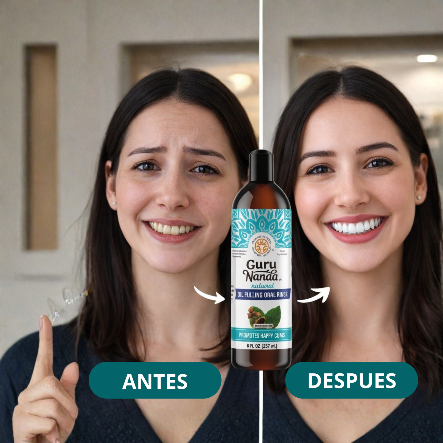 Enjuague bucal con 7 aceites esenciales