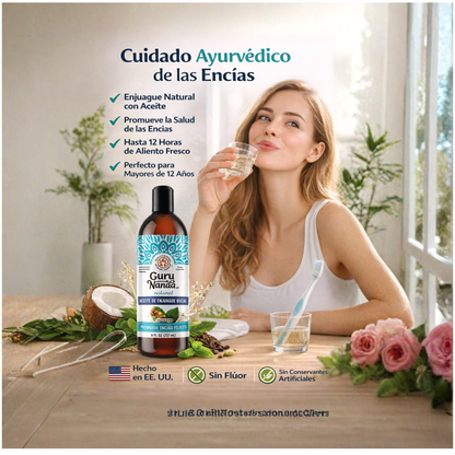 Enjuague bucal con 7 aceites esenciales